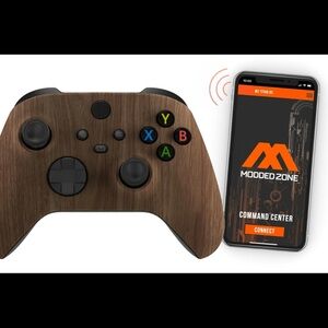 Xbox One Modded Zone Wireless Wood Grain Gaming Controller